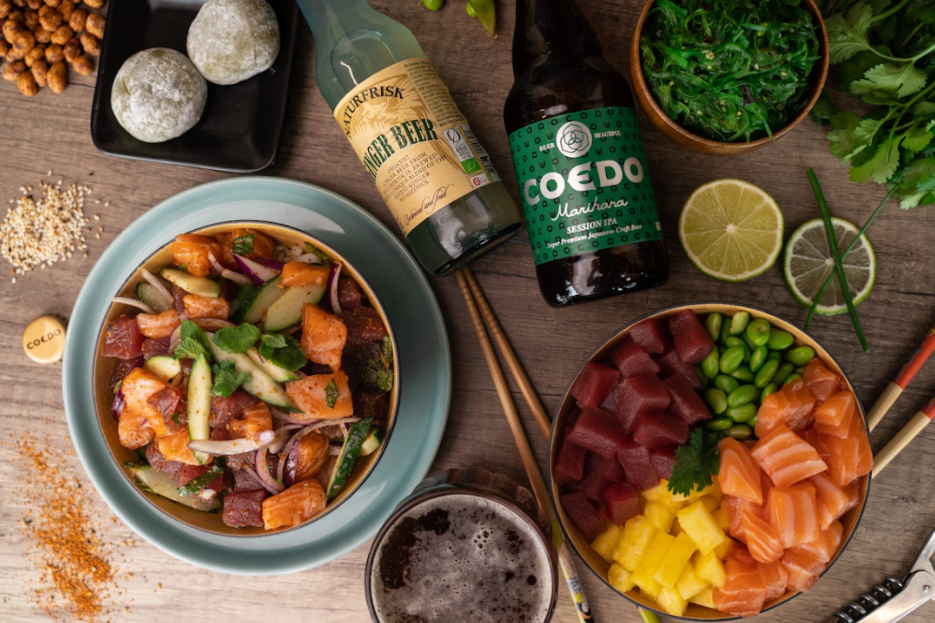 poke bowl poisson saumon thon emporter