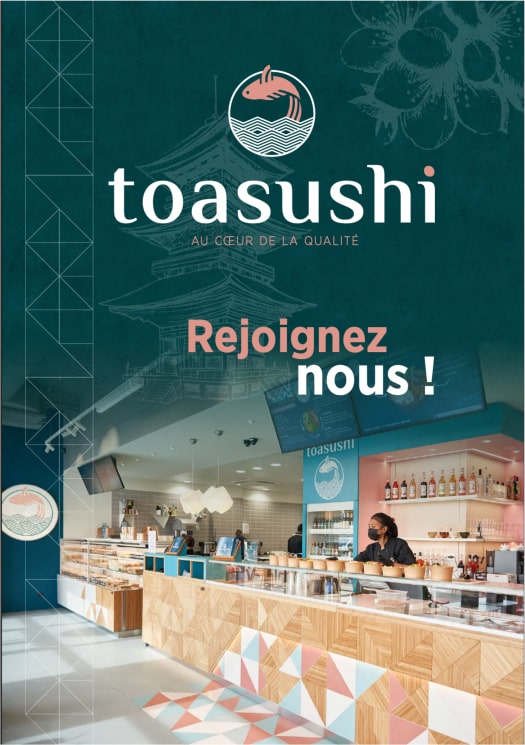 Plaquette franchise Toasushi