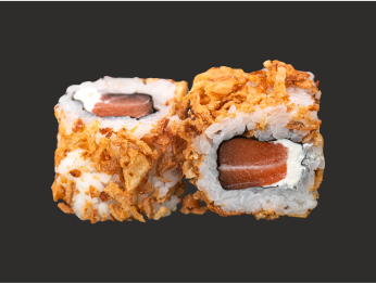 maki crunchy saumon toasushi
