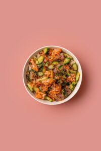 Chirashi saumon et thon marinés