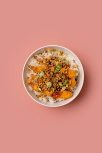 Image poké bowl crevette crousty
