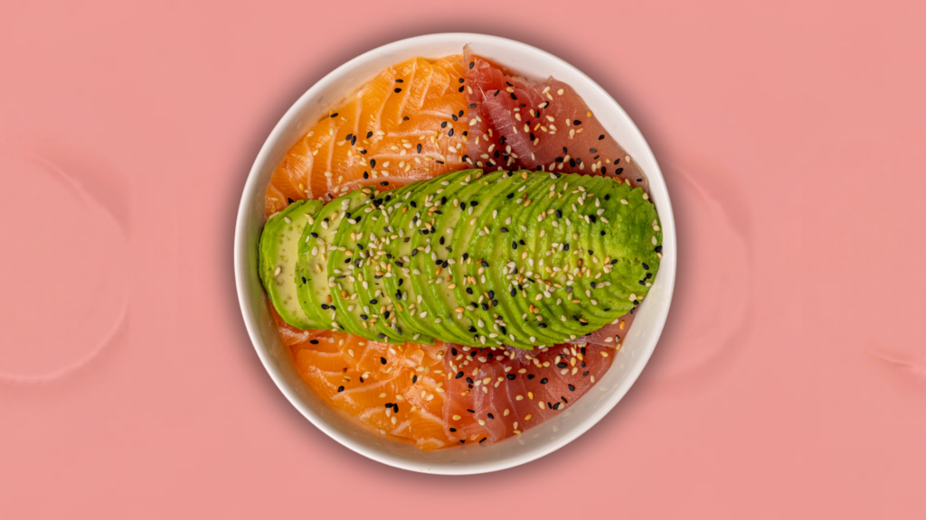 Image illsutrant un chirashi bora bora