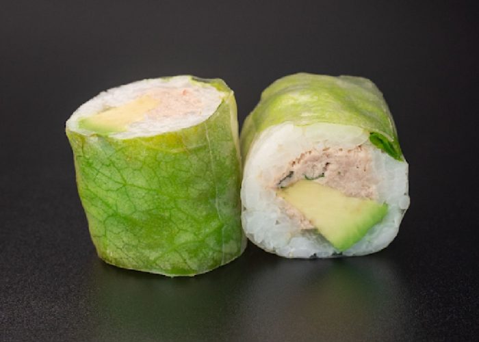 spring roll sushi thon cuit avocat emporter