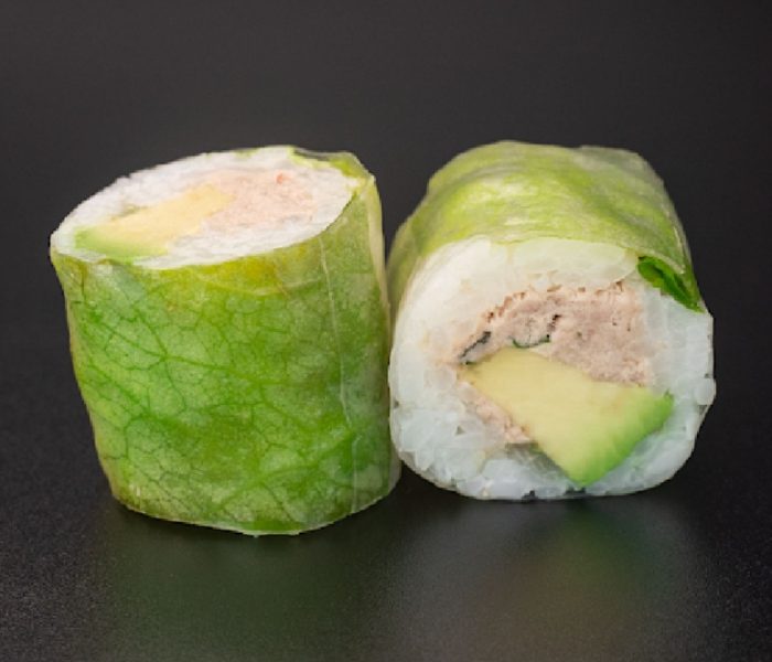 spring roll sushi thon cuit avocat emporter