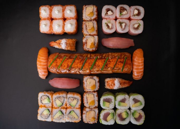 boxe partager signature sushi rolls california