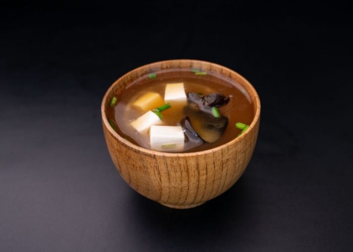 accompagnement soupe miso bouillon tofu emporter