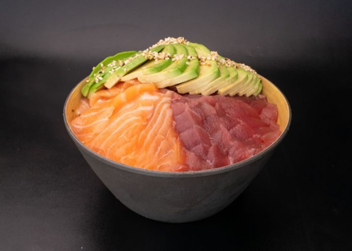 bowl chirashi saumon thon emporter