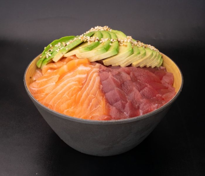 bowl chirashi saumon thon emporter