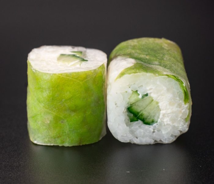 roll spring veggie concombre fromage emporter