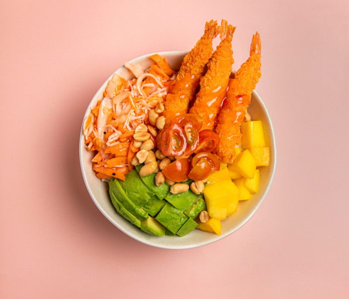 pokébowl crevette tempura Momona