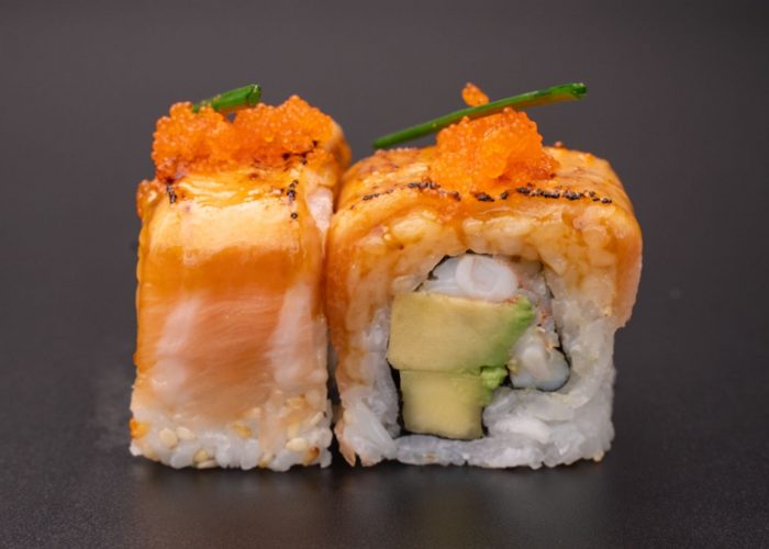 sushi-signature-crevette-mangue-saumon-lyon-emporter-livraison